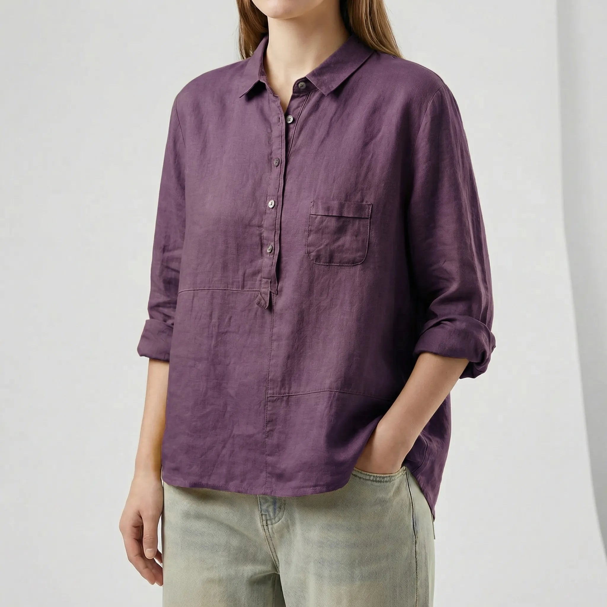 Delphine | Effortless Women's Tunic Shirt