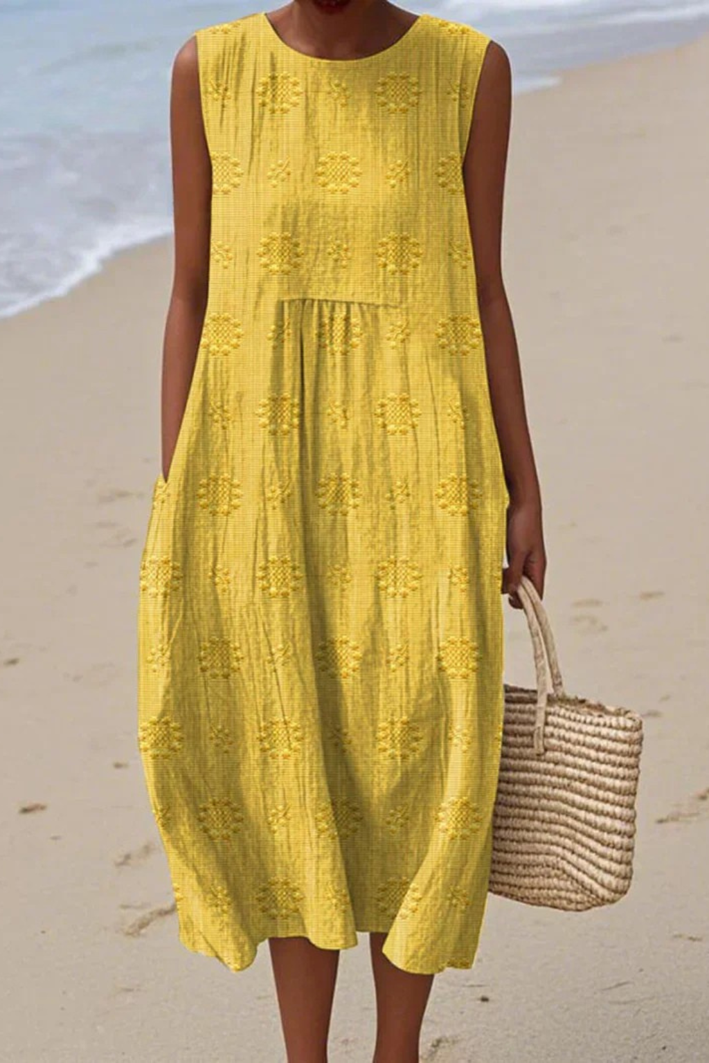 Juliette | Embroidered Tiered Midi Dress