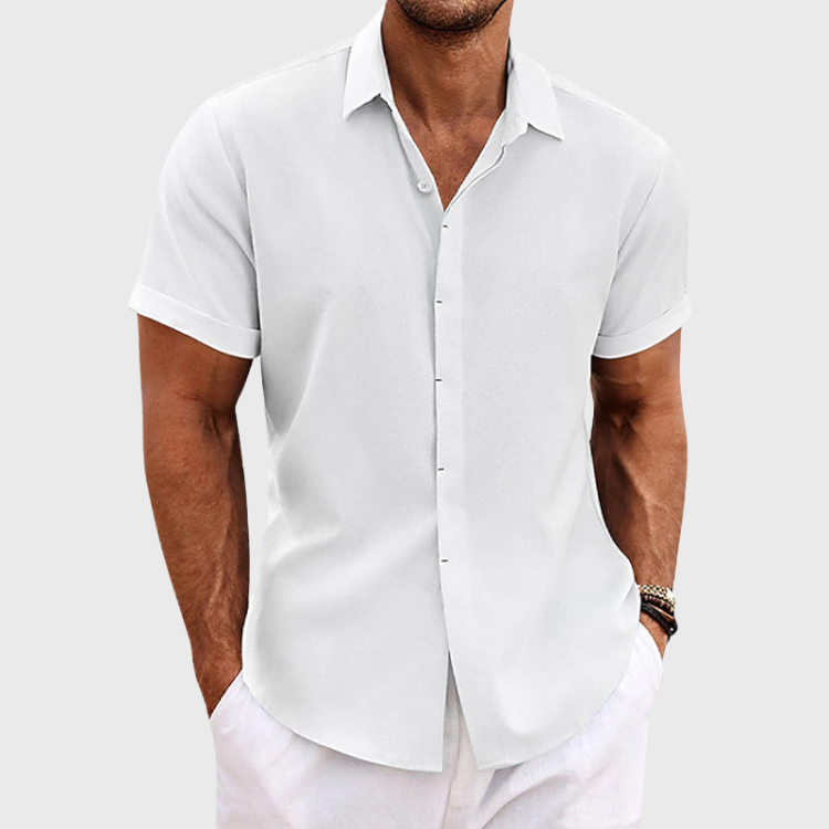 Beckham | Men's Casual Linen Button Down Shirt