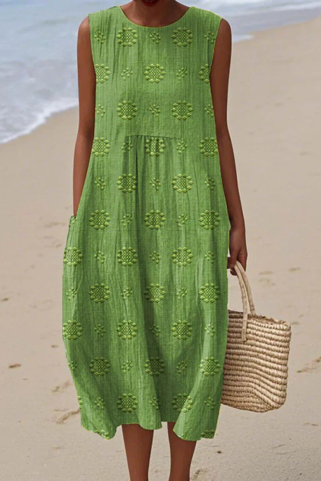Juliette | Embroidered Tiered Midi Dress