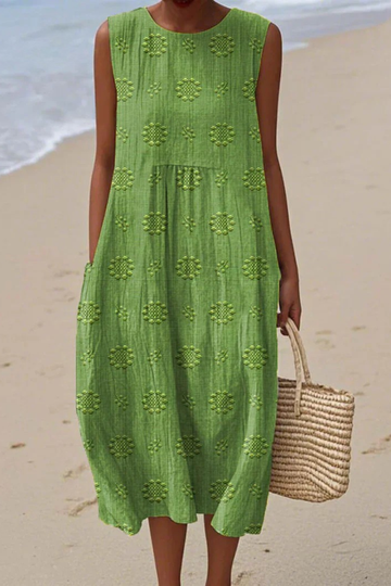 Juliette | Embroidered Tiered Midi Dress
