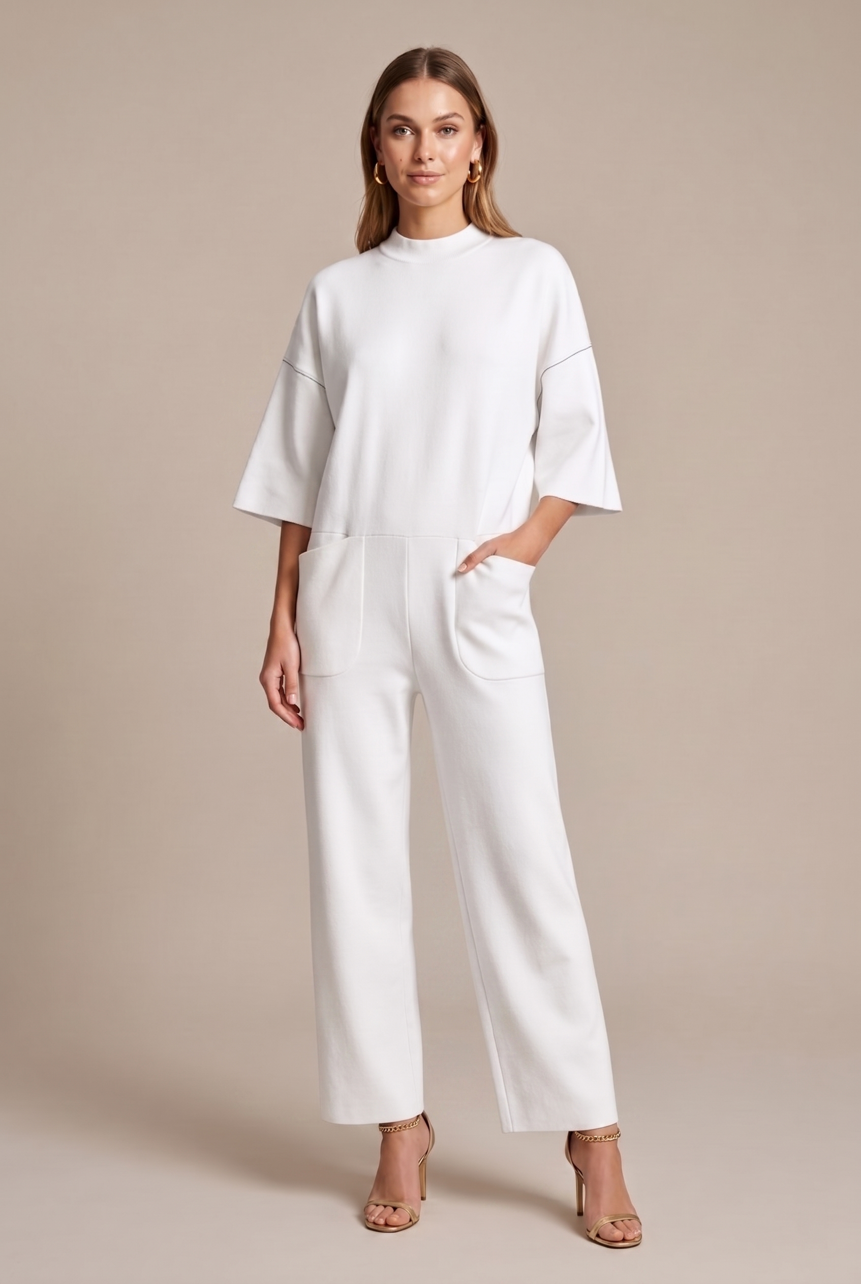 Zarienne | Sophisticated Oversized Wide Leg Jumpsuit