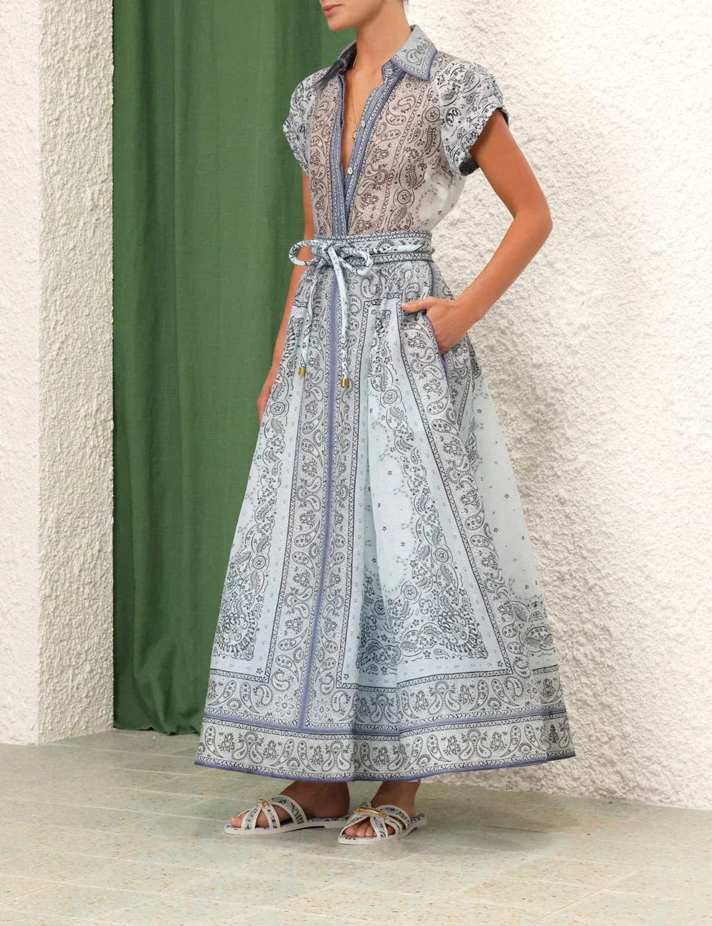 Celeste | Elegant Paisley Two Piece Set