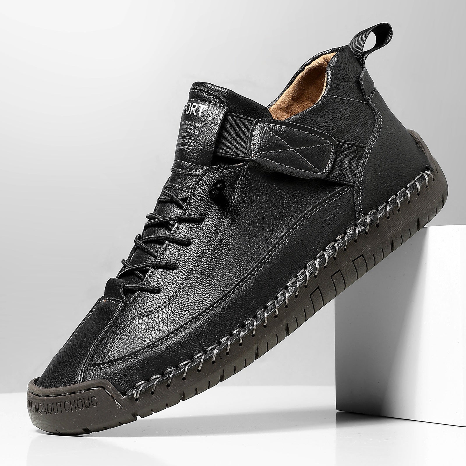 Briella | Casual Leather Lace-Up Sneakers