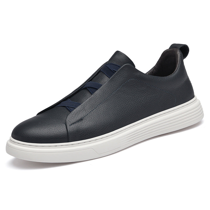 Marcus | Men's Casual Leather Slip-On Sneakers