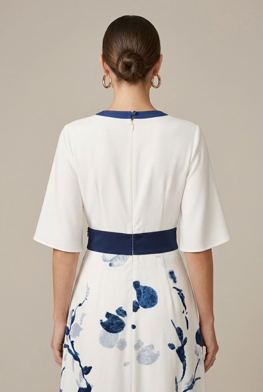 Solenne | Romantic Floral Maxi Dress
