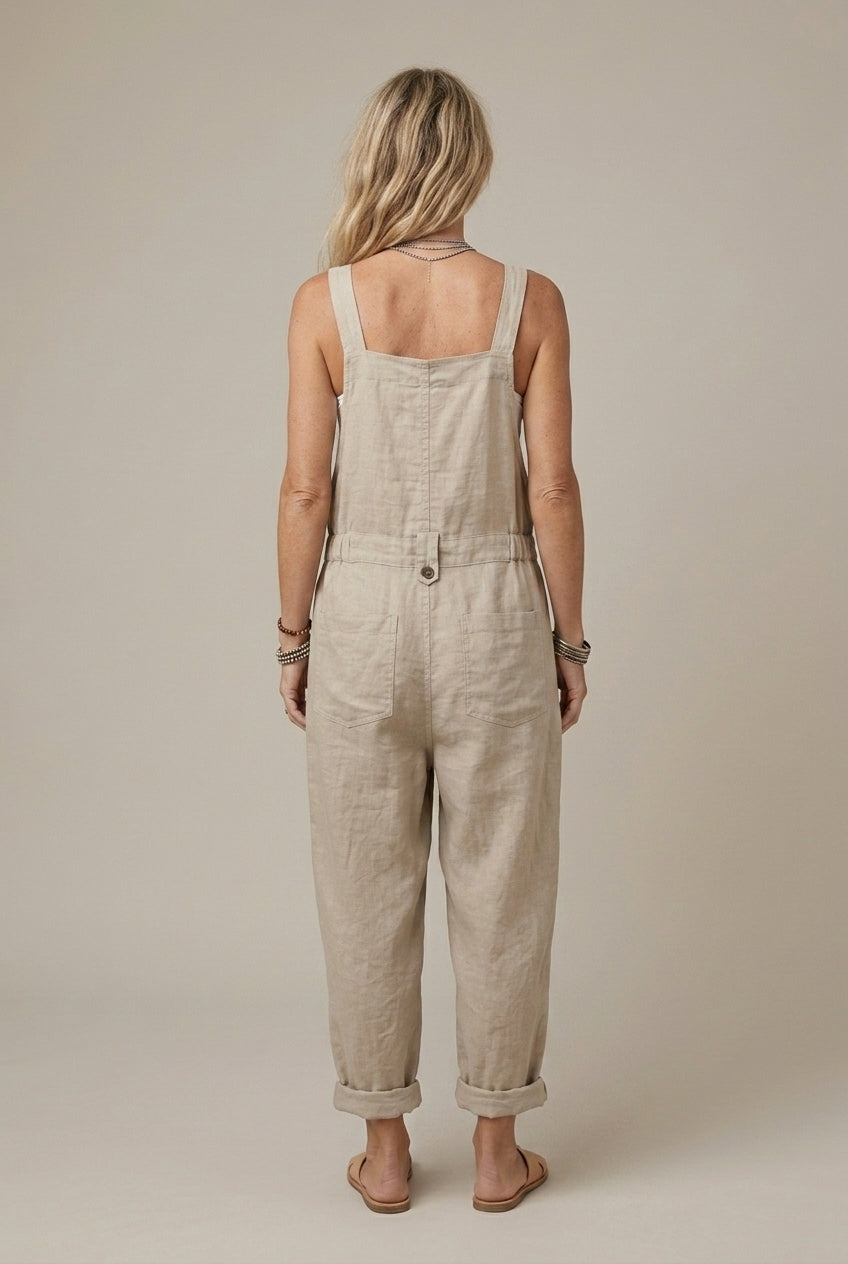 Delphine | Relaxed Linen Jumpsuit