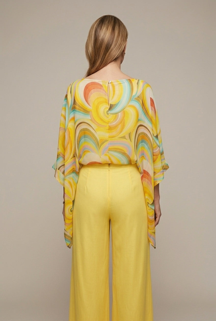 Celestia | Elegant Swirl Chiffon Going Out Sets