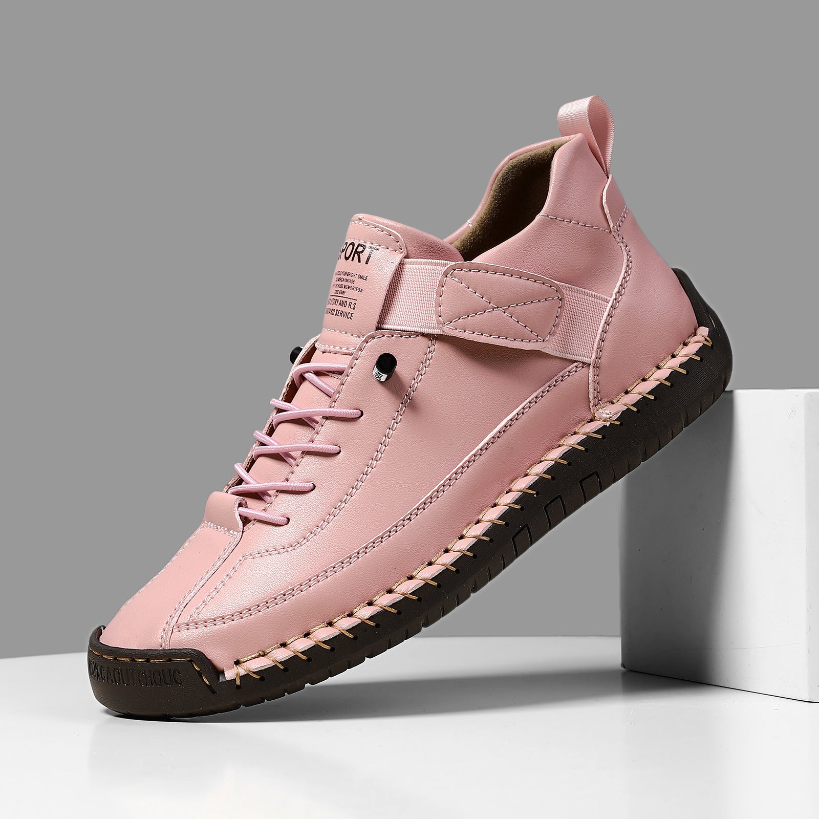 Briella | Casual Leather Lace-Up Sneakers