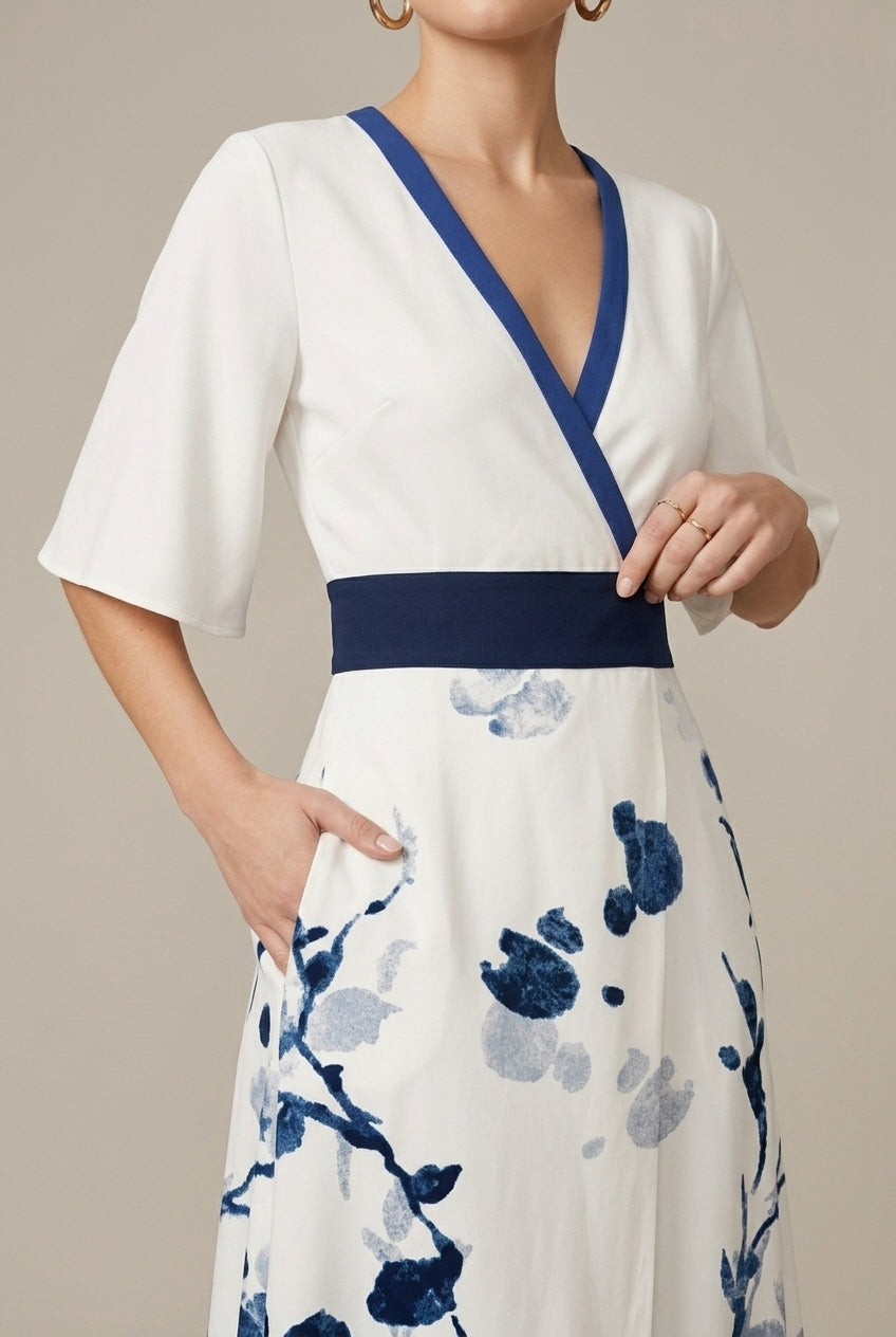 Solenne | Romantic Floral Maxi Dress