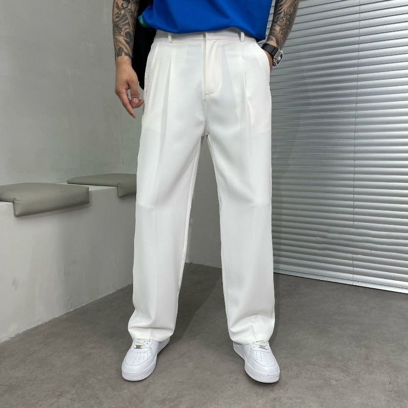 Beckham | Men's Classic Wide Leg Chinos