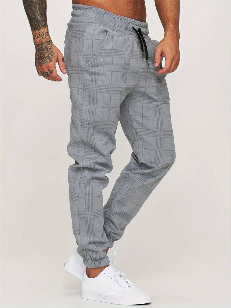 Knox | Men's Classic Plaid Jogger Pants