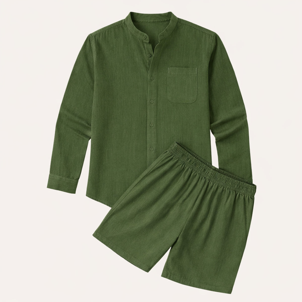 Theron | Men's Classic Linen Two Piece Set