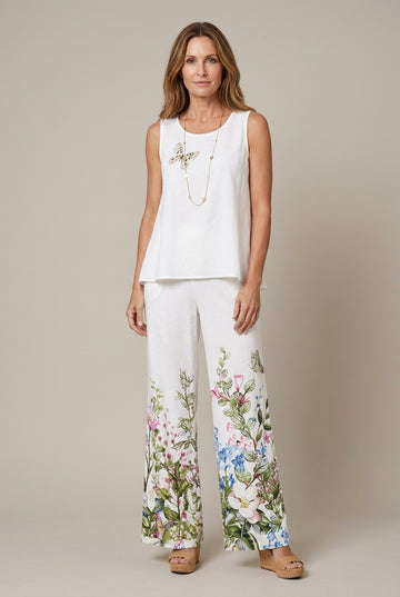 Magnolia | Floral Wide Leg Pants Two Piece Set