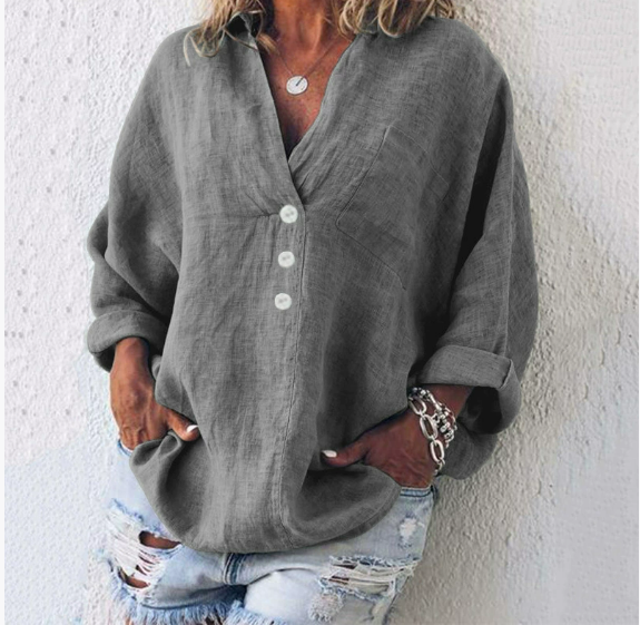 Carina | Casual Button Down Blouse