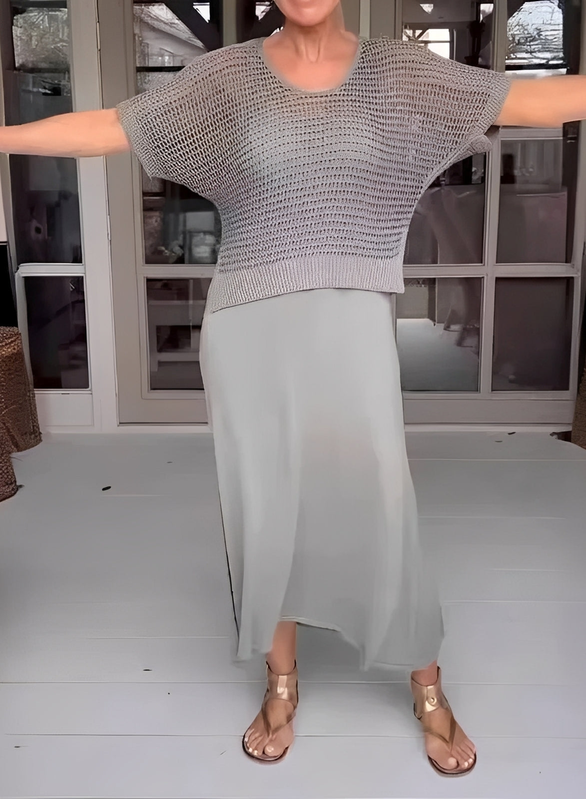 Celeste | Elegant Crochet Two Piece Set