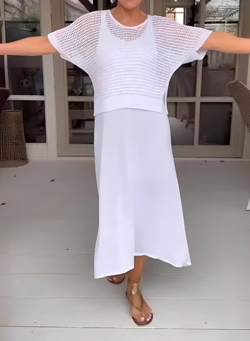 Celeste | Elegant Crochet Two Piece Set