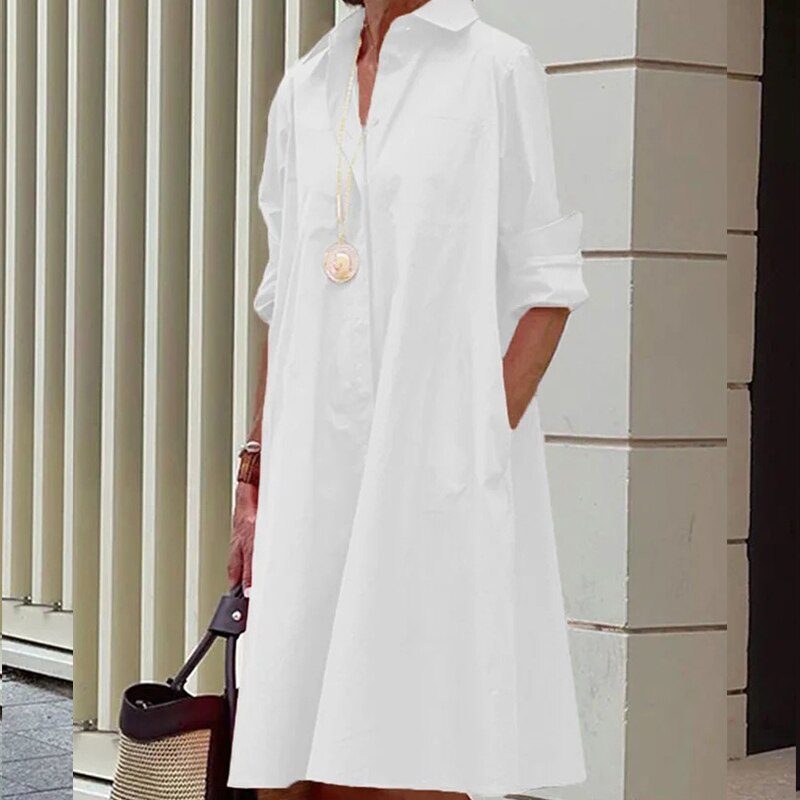 Vivienne | Effortless Oversized Midi Dress