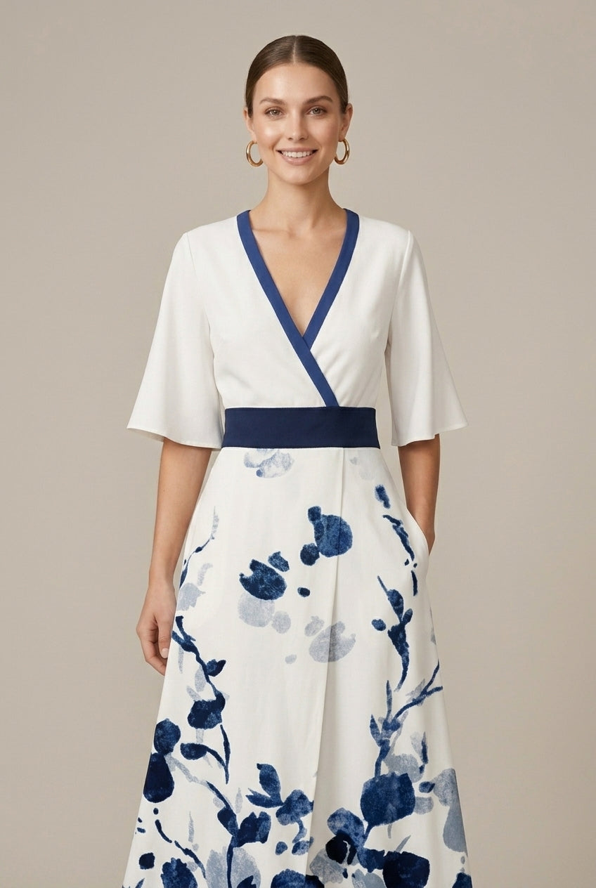 Solenne | Romantic Floral Maxi Dress