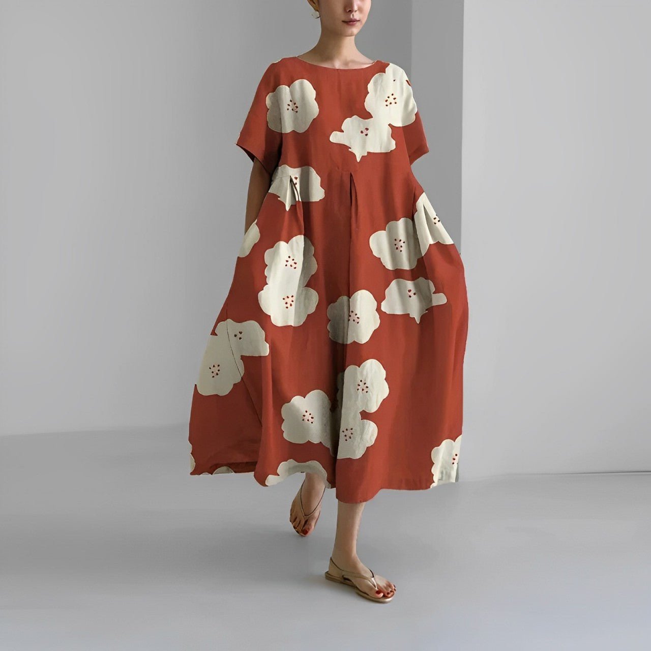 Isadora | Elegant Floral Boho Maxi Dress