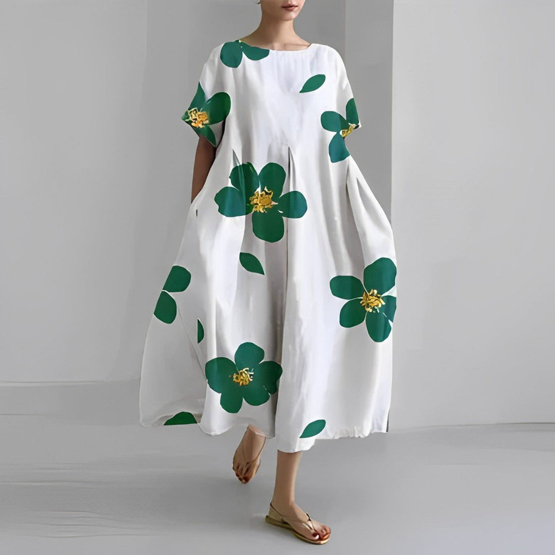 Isadora | Elegant Floral Boho Maxi Dress