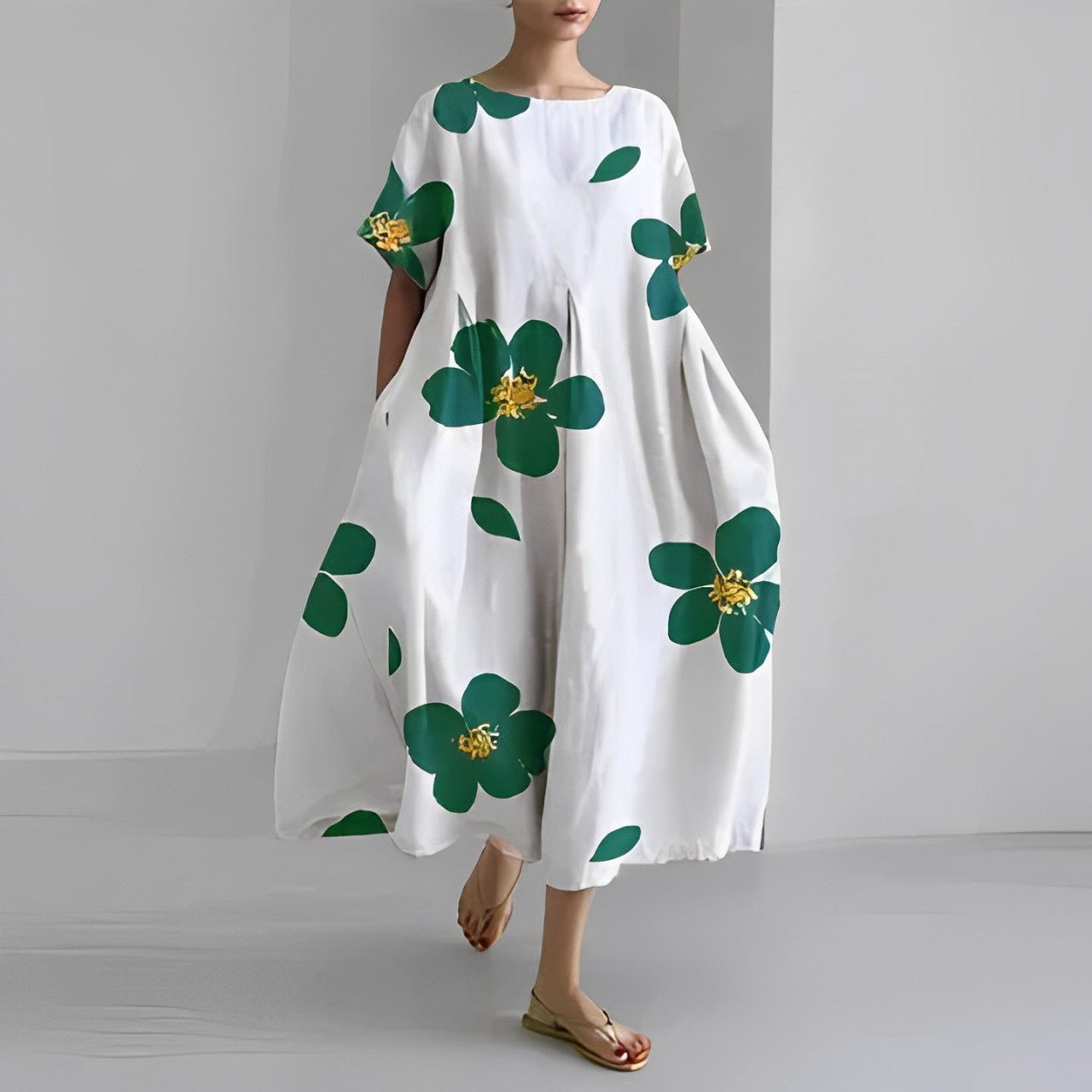 Isadora | Elegant Floral Boho Maxi Dress