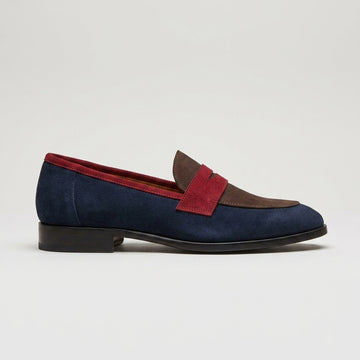 Veselle | Elegant Color Block Slip-On Loafers