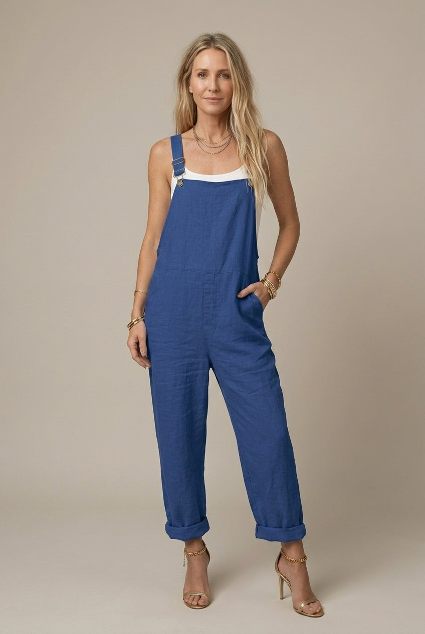 Delphine | Relaxed Linen Jumpsuit