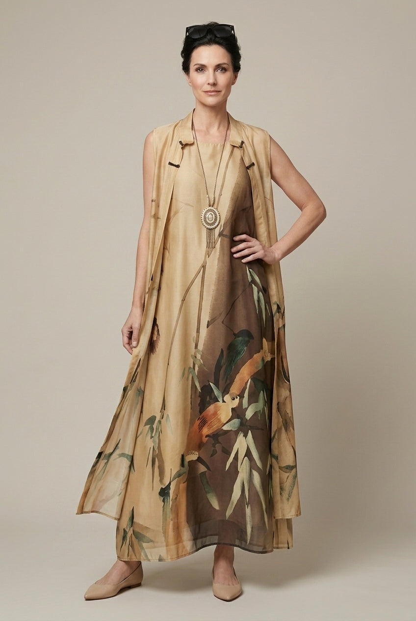 Cordelia | Floral Maxi Two Piece Set