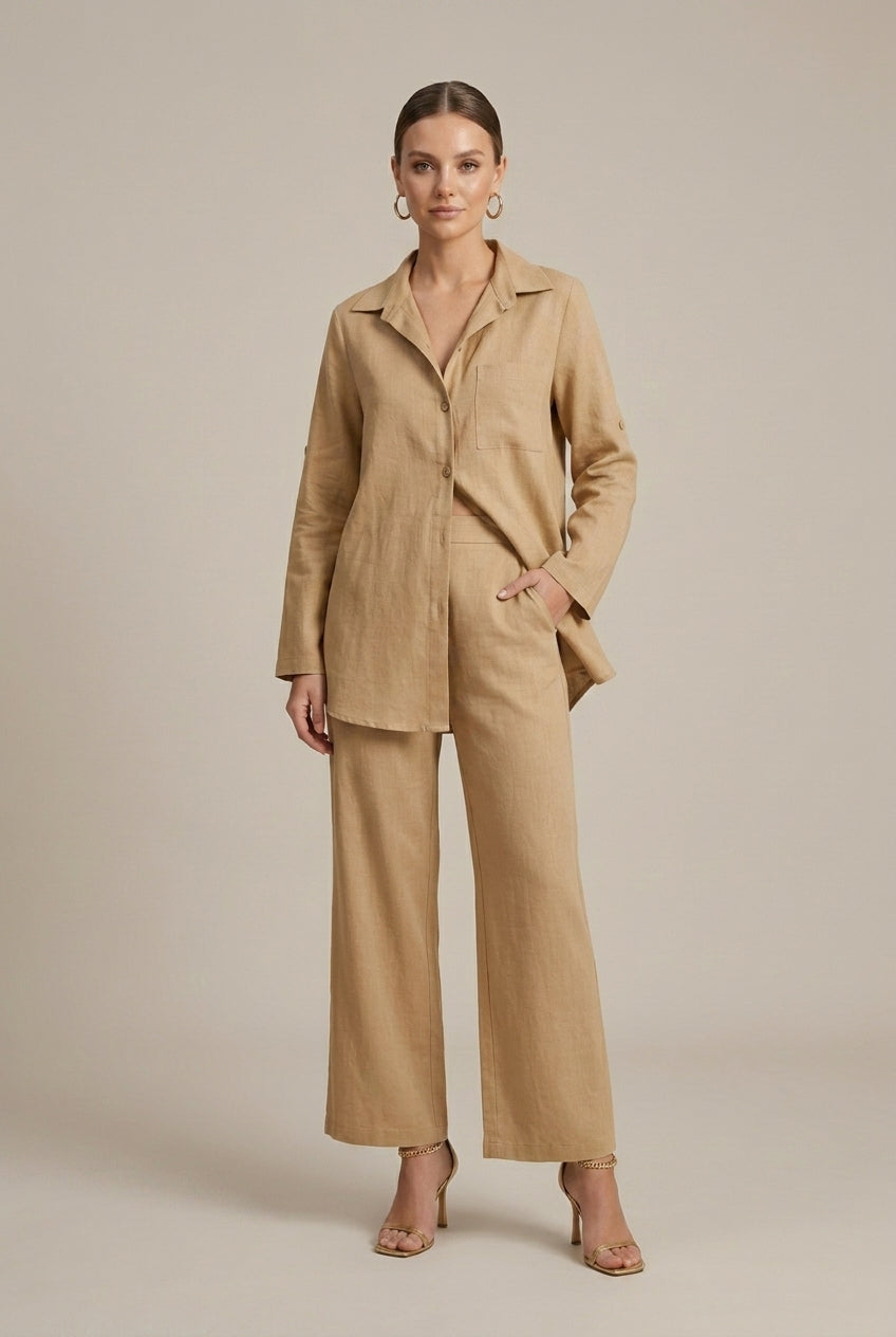 Cordelia | Effortless Linen Two Piece Set