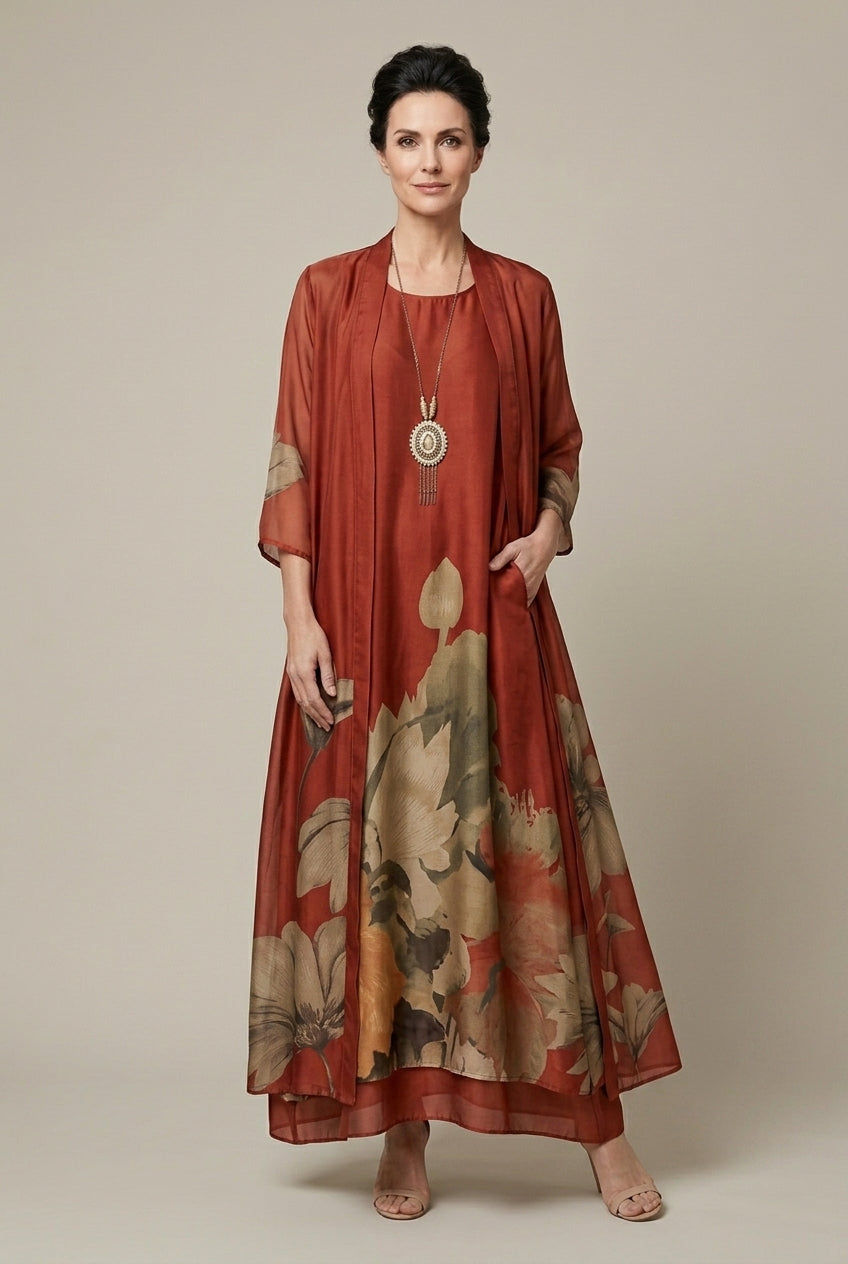 Cordelia | Floral Maxi Two Piece Set