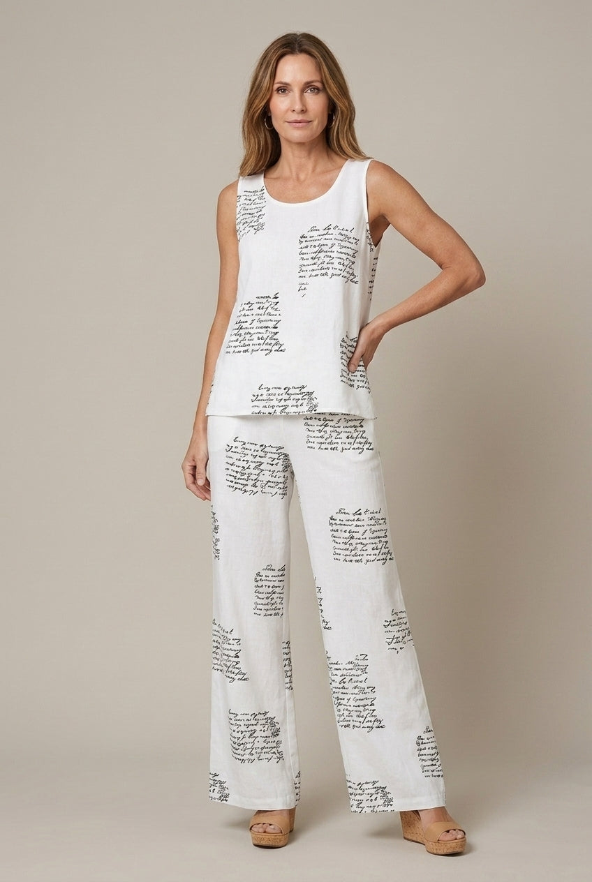Magnolia | Floral Wide Leg Pants Two Piece Set